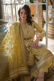 3 Piece Unstitched Heavy Embroidered Pure Lawn Suit with Embroidered Organza Dupatta