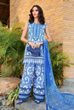 3 Piece Unstitched Embroidered Pure Lawn Suit with Printed Lawn Dupatta