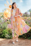 3 Piece Unstitched Embroidered Pure Lawn Suit with Printed Lawn Dupatta