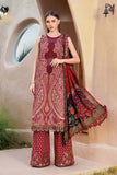 3 Piece Unstitched Embroidered Pure Lawn Suit with Printed Lawn Dupatta
