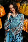 3 Piece Unstitched Embroidered Khaddar Suit with Printed Khaddar Dupatta