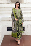 3 Piece Unstitched Embroidered Khaddar Suit with Printed Khaddar Dupatta