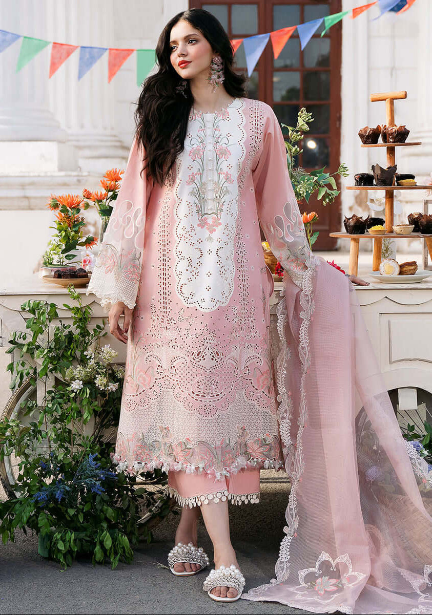 3 Piece Unstitched Heavy Embroidered Chickan Kari Pure Lawn Suit with Turbolight 3 Piece Unstitched Heavy Embroidered Chickan Kari Pure Lawn Suit with Turbolight