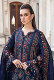 3 Piece Unstitched Heavy Embroidered Dhanak Suit with Heavy Embroidered Dhanak Shawl