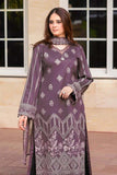 3 Piece Unstitched Heavy Embroidered Dhanak Suit with Heavy Embroidered Dhanak Wool Shawl