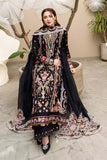 3 Piece Unstitched Heavy Embroidered Dhanak Suit with Four-sided Embroidered Chiffon Dupatta