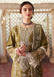 3 Piece Unstitched Heavy Embroidered Dhanak Suit with Heavy Embroidered Dhanak Shawl