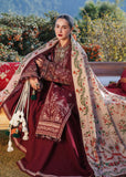 3 Piece Unstitched Heavy Embroidered Dhanak Suit with Heavy Embroidered Dhanak Shawl