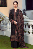 3 Piece Unstitched Heavy Embroidered Dhanak Suit With Fully Embroidered Dhanak Shawl