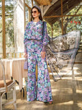 3 Piece Unstitched Embroidered Lawn Suit With Digital Printed Monaar Chiffon Dupatta