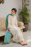 3 Piece Unstitched Embroidered Pure Lawn Suit with Printed Viscous Dabi Dupatta