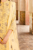 3 Piece Unstitched Heavy Embroidered Lawn Suit With Heavy Embroidered Bamber Chiffon Dupatta