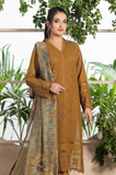 3 Piece Unstitched Chickan Kari Heavy Embroidered Pure Lawn Suit with Printer Monaar Dupatta