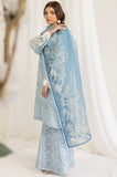 3 Piece Unstitched Embroidered Pure Lawn Suit with Fine Printed Silk Dupatta