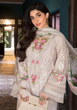 3 Piece Unstitched Heavy Embroidered Chickan Kari Pure Lawn Suit with Printed Silk Dupatta