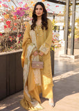 3 Piece Unstitched Heavy Embroidered Linen Suit With Heavy Embroidered Linen Shawl