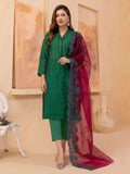 3 Piece Unstitched Heavy Embroidered Chickan Kari Pure Lawn Suit with Heavy Embroidered Chickan Kari Organza Dupatta