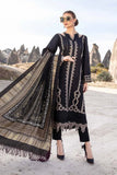 3 Piece Unstitched Heavy Embroidered Lawn Suit with Printed Silk Dupatta