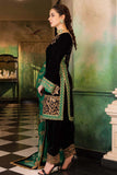 3 Piece Unstitched Heavy Embroidered Velvet Suit With Four Sided Embroidered Organza Dupatta