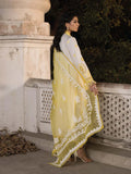 3 Piece Unstitched Heavy Embroidered Chickan Kari Pure Lawn Suit with Heavy Embroidered Organza Dupatta