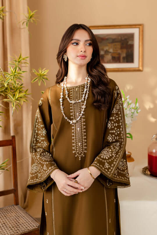 2 Piece Unstitched Heavy Embroidered Pure Lawn Suit