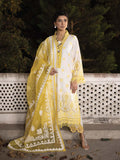 3 Piece Unstitched Heavy Embroidered Chickan Kari Pure Lawn Suit with Heavy Embroidered Organza Dupatta