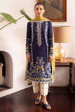 3 Piece Unstitched Heavy Embroidered Pure Lawn Suit with Heavy Embroidered Chiffon Dupatta