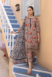 3 Piece Unstitched Digital Printed Pure Lawn Suit with Fine Printed Monaar Dupatta