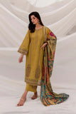 3 Piece Unstitched Heavy Embroidered Pure Lawn Suit with Printer Viscous Dabi Dupatta