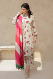 3 Piece Unstitched Digital Printed Pure Lawn Suit with Fine Printed Monaar Dupatta