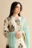 3 Piece Unstitched Digital Printed Pure Lawn Suit with Fine Printed Lawn Dupatta