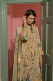 3 Piece Unstitched Embroidered Pure Lawn Suit with Fine Printed Silk Dupatta