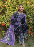 3 Piece Unstitched Embroidered Pure Lawn Suit with Fine Printed Lawn Dupatta