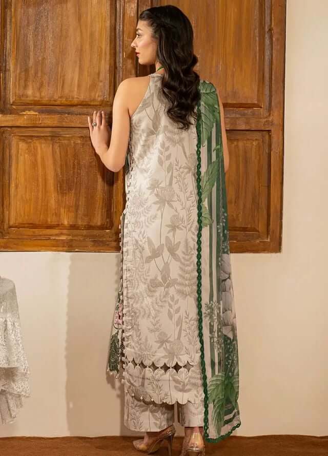 3 Piece Unstitched Digital Printed Pure Lawn Suit with Printed Lawn Dupatta