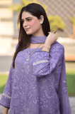 3 Piece Unstitched Heavy Embroidered Pure Lawn Suit with Heavy Embroidered Chiffon Dupatta