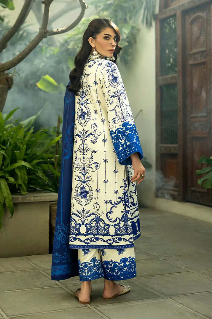 3 Piece Unstitched Digital Printed Pure Lawn Suit with Fine Printed Lawn Dupatta