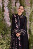 3 Piece Unstitched Fully Embroidered Chicken Kari Lawn Dress with Fully Embroidered Organza Dupatta