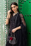 3 Piece Unstitched Fully Embroidered Chicken Kari Lawn Dress with Fully Embroidered Net Dupatta