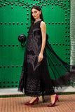 3 Piece Unstitched Fully Embroidered Chicken Kari Lawn Dress with Fully Embroidered Net Dupatta