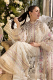 3 Piece Unstitched Fully Embroidered Chicken Kari Lawn Dress with Fully Embroidered Organza Dupatta