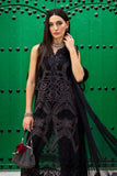3 Piece Unstitched Fully Embroidered Chicken Kari Lawn Dress with Fully Embroidered Net Dupatta