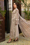 3 Piece Unstitched Fully Embroidered Chicken Kari Lawn Dress with Fully Embroidered Pure Chiffon Dupatta