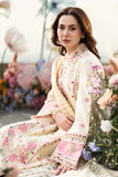 3 Piece Unstitched Fully Embroidered Chicken Kari Lawn Dress with Embroidered Jacquard Waeved Dupatta