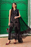 3 Piece Unstitched Fully Embroidered Chicken Kari Lawn Dress with Fully Embroidered Net Dupatta