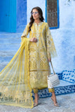 3 Piece Unstitched Fully Embroidered Chicken Kari Lawn Dress with Fully Embroidered Net Dupatta