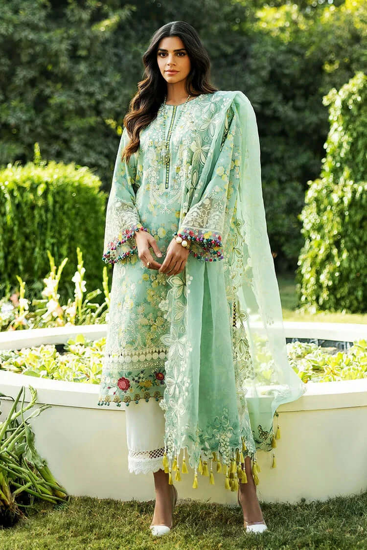 3 Piece Unstitched Digital Printed Pure Lawn Suit with Fine Printed Lawn Dupatta