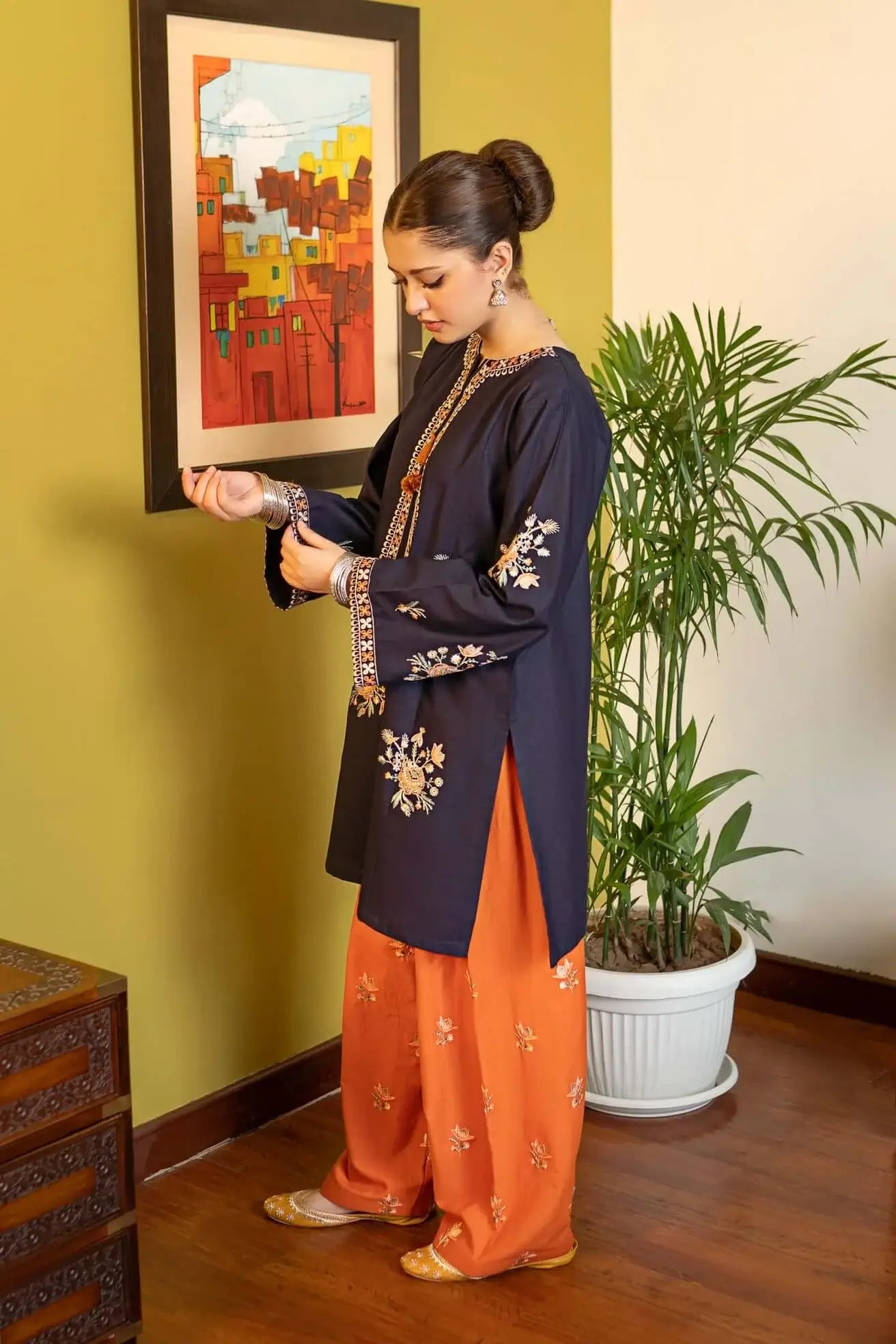 2 Piece Unstitched Heavy Embroidered Lawn Suit