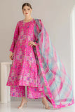 3 Piece Unstitched Digital Printed Pure Lawn Suit with Fine Printed Monaar Dupatta