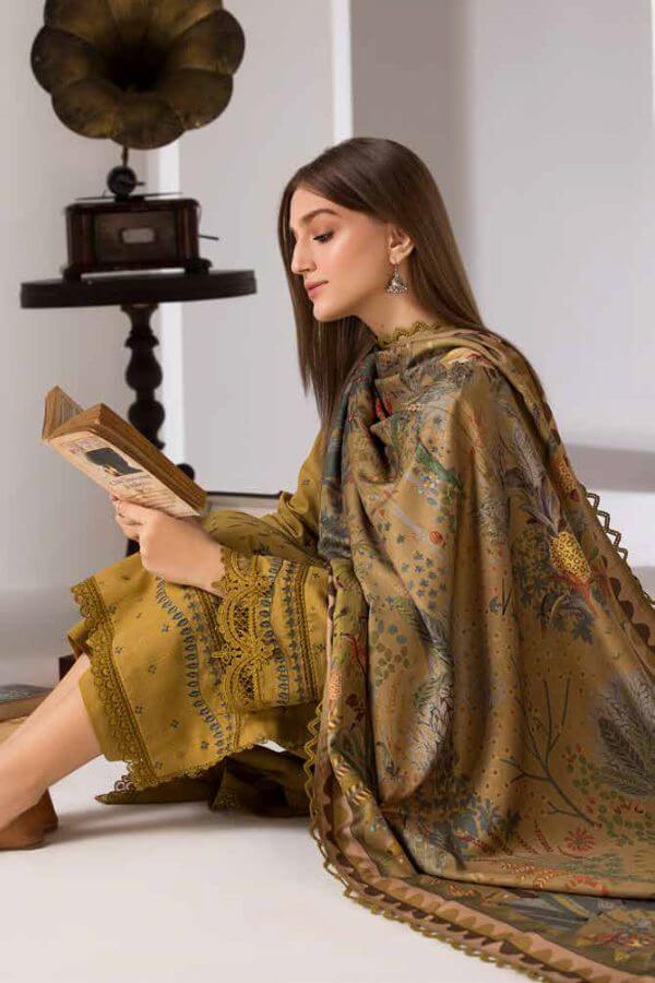 turbolight winter dress designs 2025 new-arrivals dhanak collection khaddar velvet online end year sale dhanak dress design