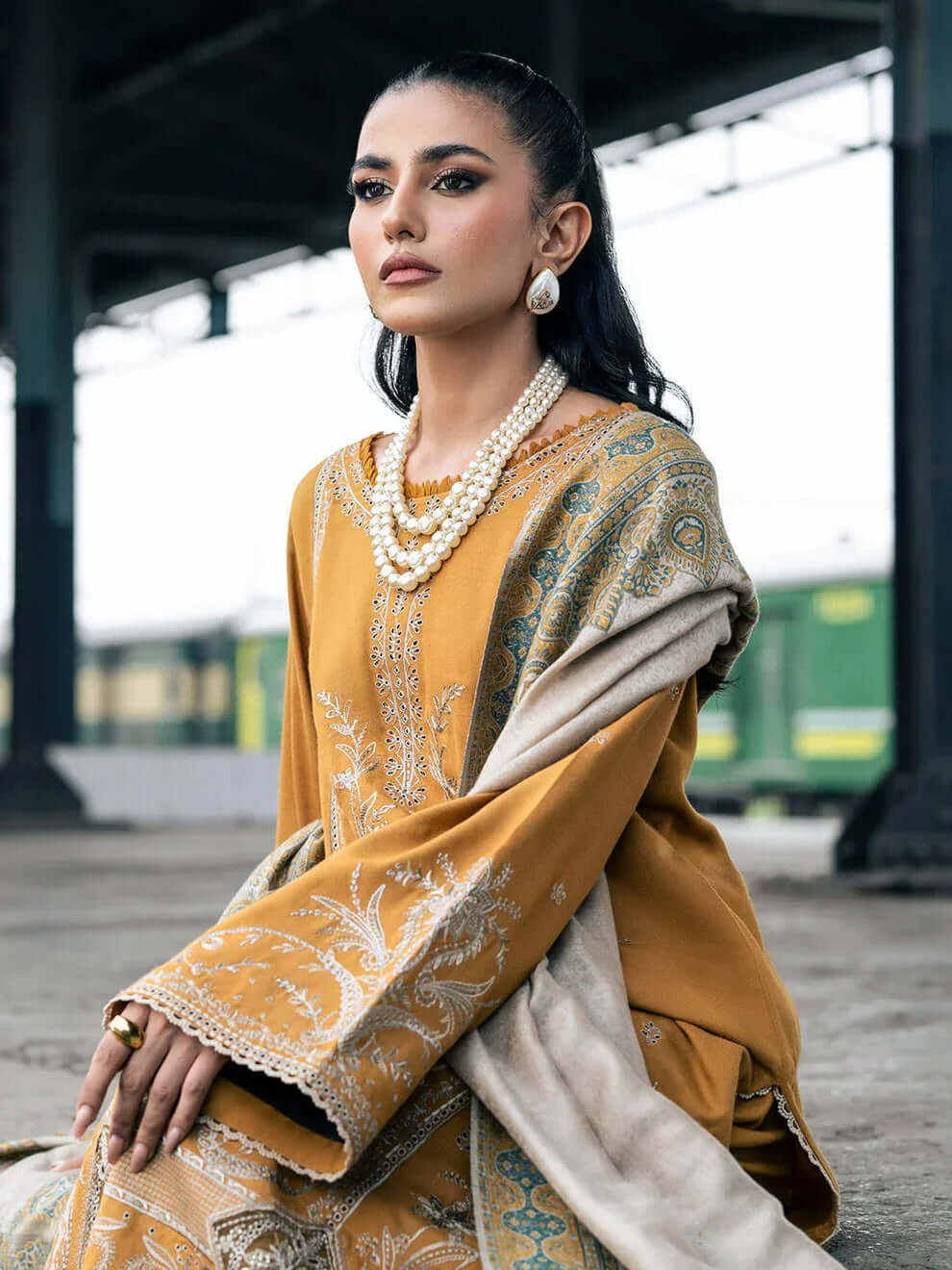 turbolight winter dress designs 2025 new-arrivals dhanak collection khaddar velvet online end year sale dhanak dress design